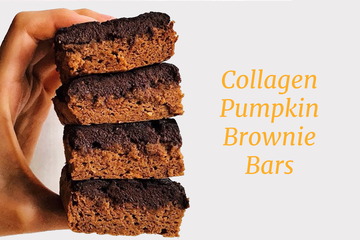Collagen Pumpkin Brownie Bars!