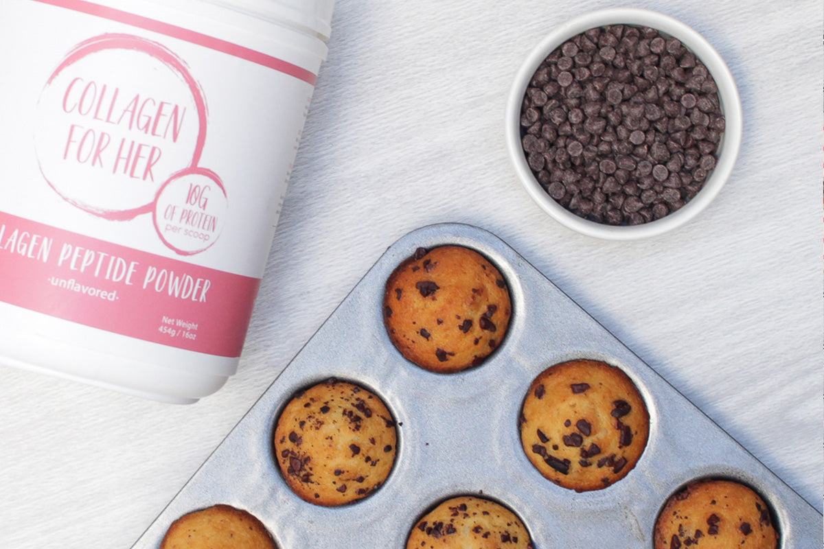 Banana Chocolate Chip Mini Muffins!