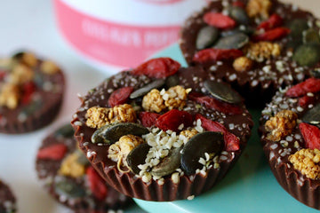 Chocolate Peanut Butter Collagen Superfood Cups!