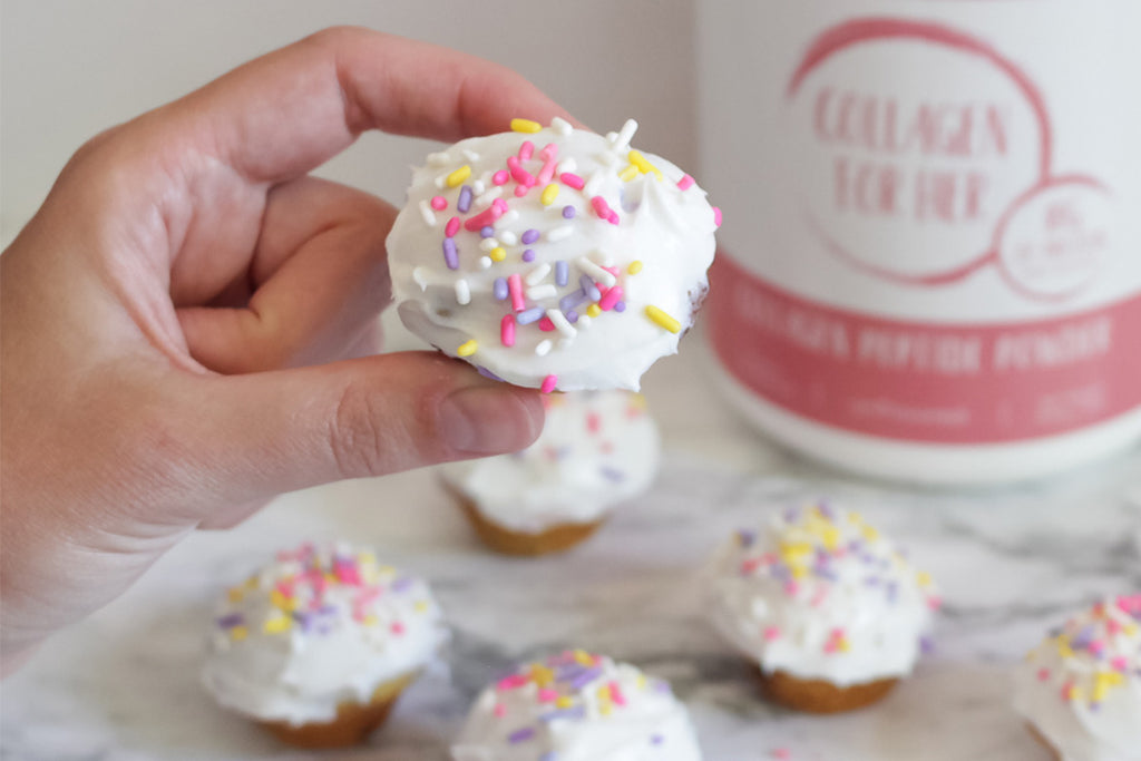 Recipe: Vanilla Collagen Cupcakes!