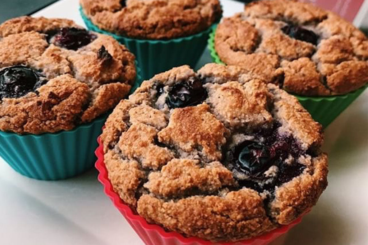 Blueberry Lemon Cream Cheese Muffins!