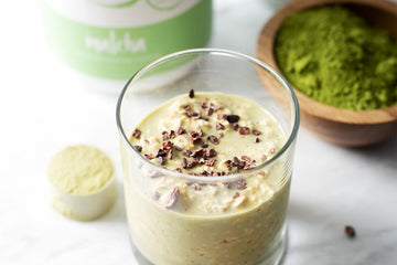 Collagen Matcha Overnight Oats!