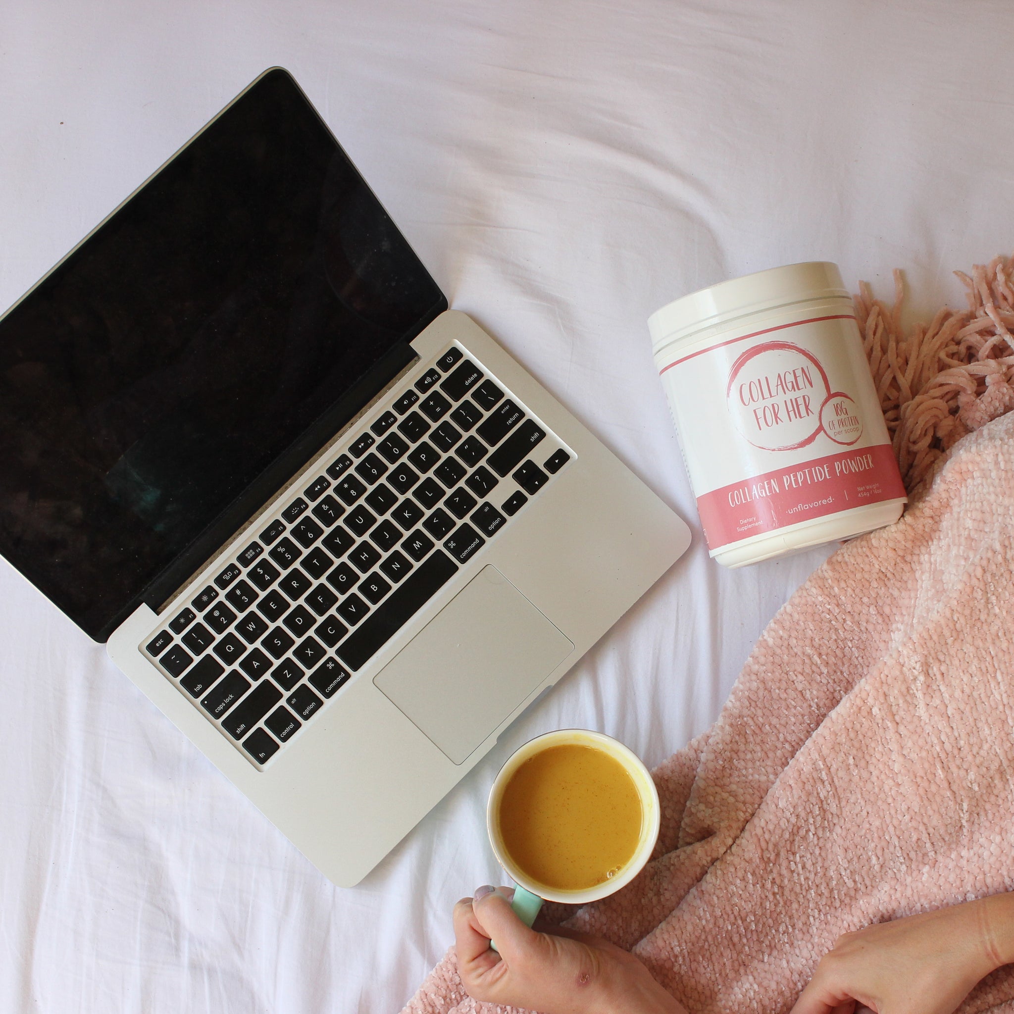 Golden Milk recipe using Collagen For Her Collagen Peptides
