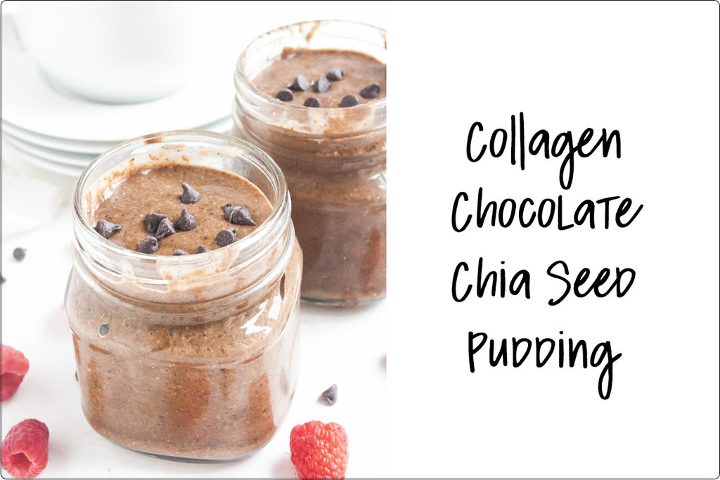 Recipe: Collagen Chocolate Chia Seed Pudding!