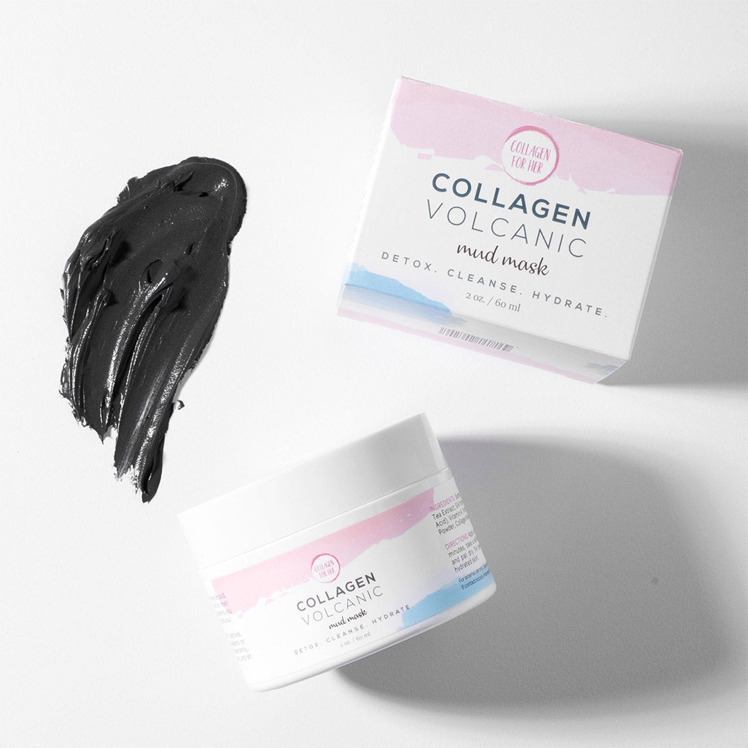 Collagen For Her Collagen Volcanic Mud Mask Consistency